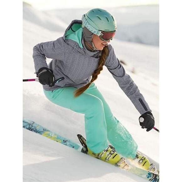 Athleta Pants - Athleta Fall Line Insulated Ski Pants Mint Green Sz 6 Petite